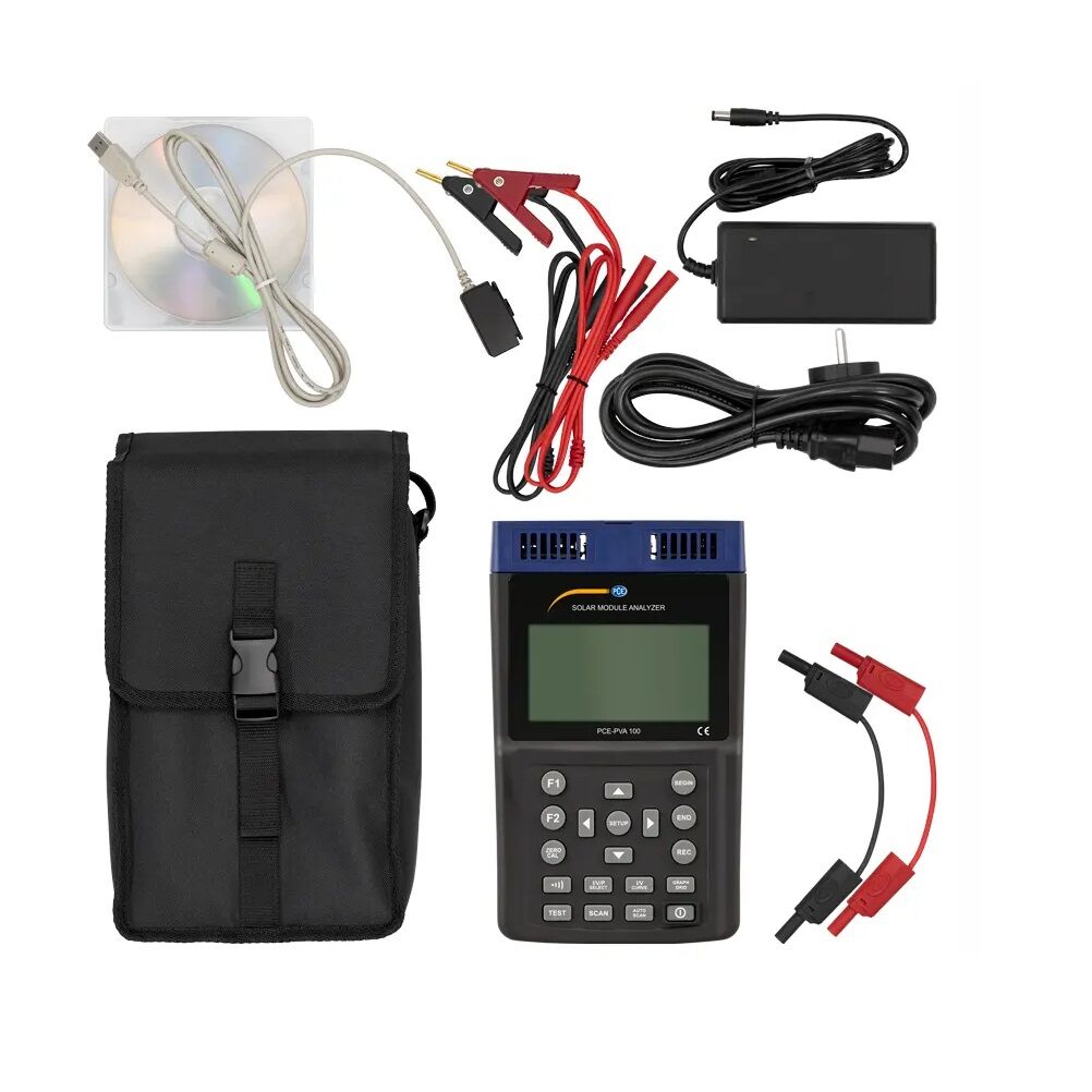 PCE Instruments PCE-PVA 100-SPM 1-KIT containing 2 solarimeters (PCE-PVA 100 e PCE-SPM 1)