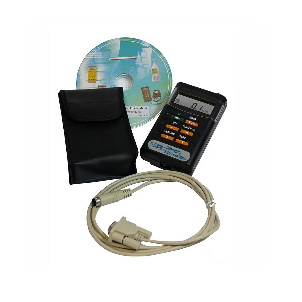 PCE Instruments PCE-PVA 100-SPM 1-KIT containing 2 solarimeters (PCE-PVA 100 e PCE-SPM 1)