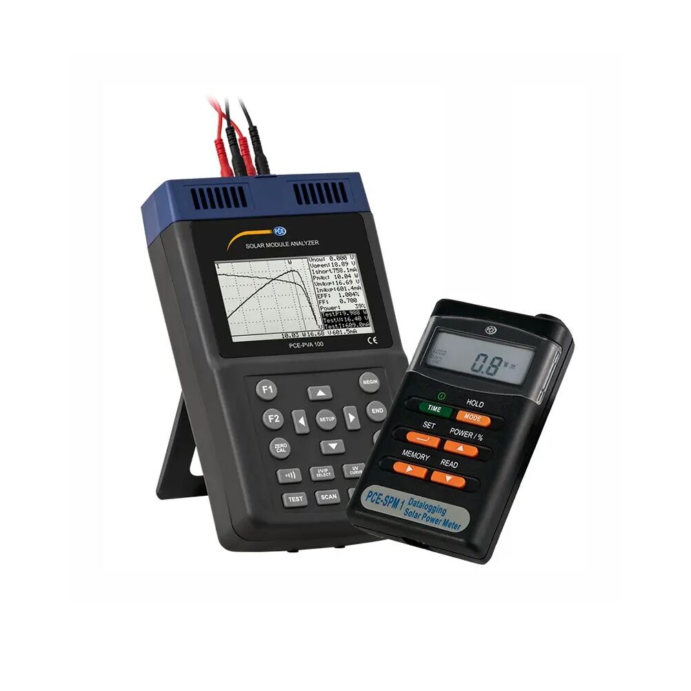 PCE Intruments PCE-PVA 100-SPM 1-KIT containing 2 solarimeters (PCE-PVA 100 e PCE-SPM 1)
