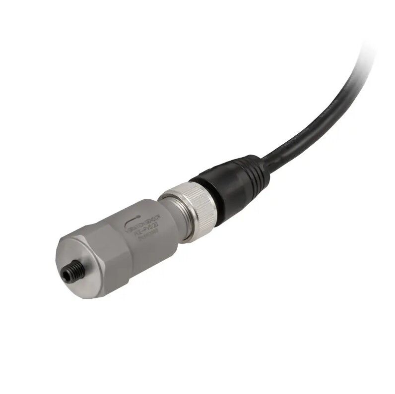 PCE Instruments PVS-20 Vibrationssensor zur kontinuierlichen überwachung der geschwindigkeit, ausgang 4-20 mA, MIL-C-5015-anschluss, frequenz 3-1500 Hz, robuste bauweise