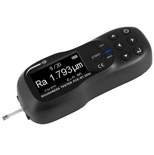 PCE Instruments PCE-RT 2000BT Rugosimetro Bluetooth portatile con interfaccia Micro USB, raggio dello stilo del tastatore 5 µm