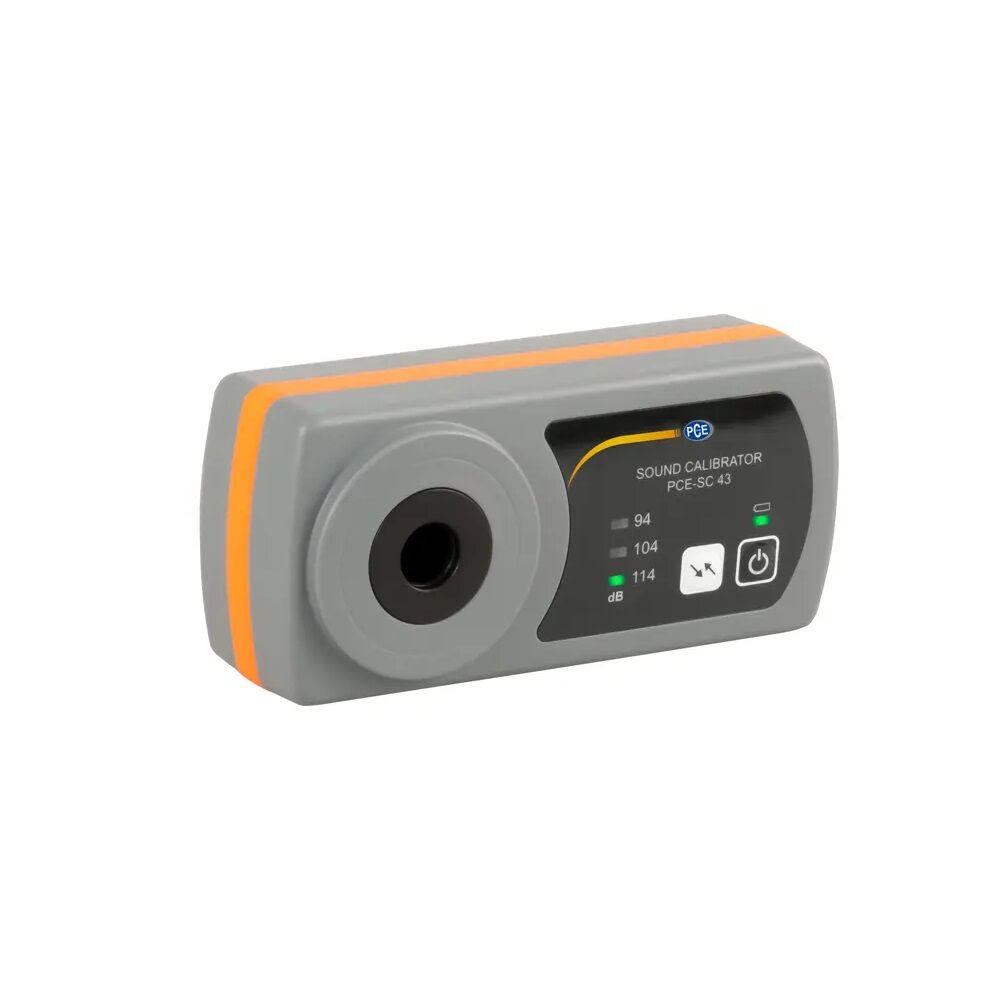 PCE Instruments PCE-SC 43 Calibratore acustico con differenti livelli di pressione sonora