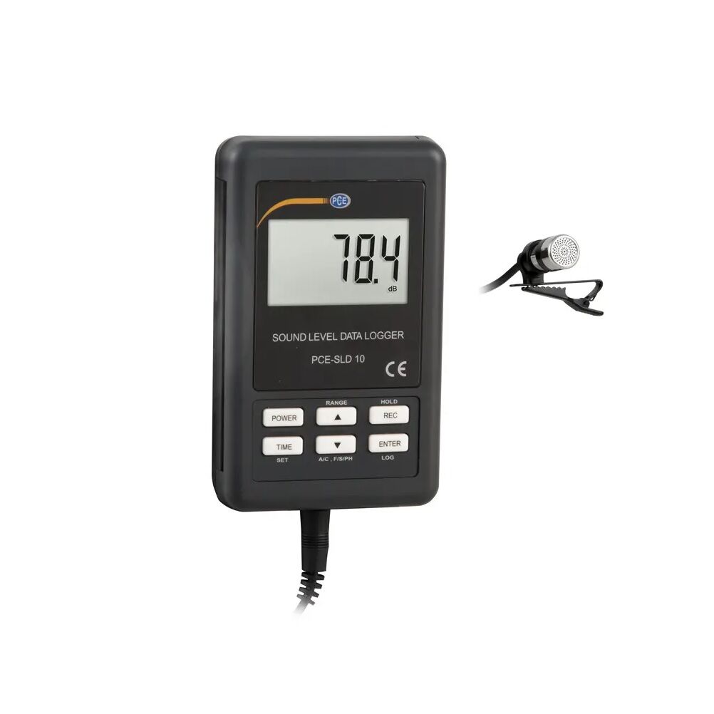 PCE Intruments PCE-SLD 10 Sound level data logger with 4 ... 20-mA output  - Large LC display