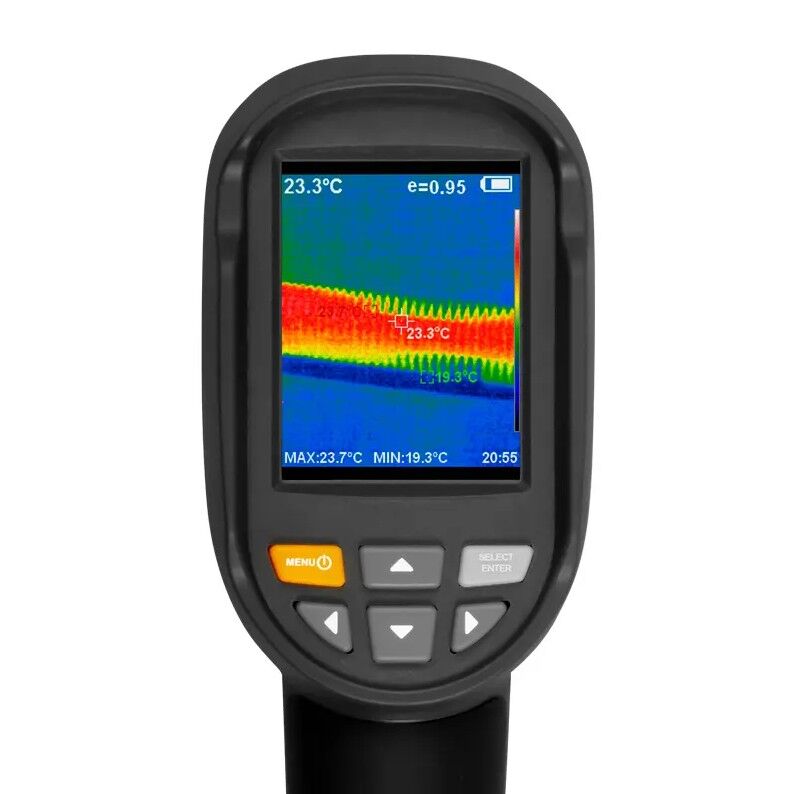 PCE Instruments PCE-TC 30N Termocamera per ricerca e prevenzione di danni a installazioni elettriche, dispositivi elettromeccanici, campo di misura da -20 a 450 °C