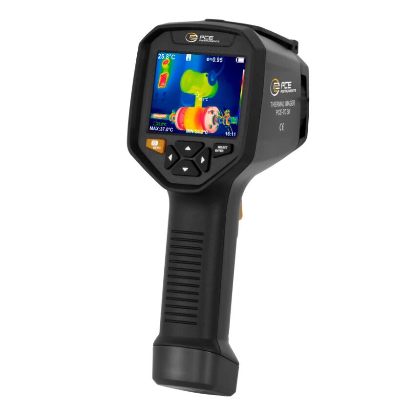 PCE Instruments PCE-TC 38 Pirometro IR professionale con WiFi per misurazioni termiche da -20°C a 550°C con sensibilità 0.06°C