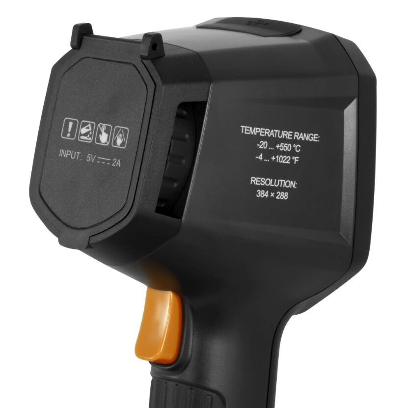 PCE Instruments PCE-TC 38 Pirometro IR professionale con WiFi per misurazioni termiche da -20°C a 550°C con sensibilità 0.06°C