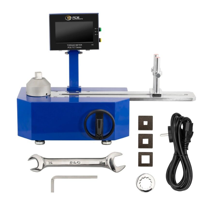 PCE Instruments PCE-TCT 2000 Misuratore di coppia professionale con display 7'', USB/ethernet, adattatore multiuso, registrazione picchi e grafici live per industria e QA