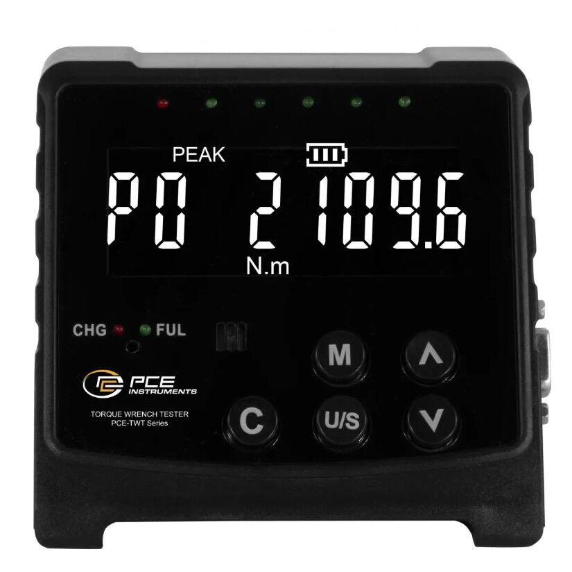PCE Instruments PCE-TWT 50NM Dinamometro per applicazioni industriali e di laboratorio, sensore su cavo da 150 cm
