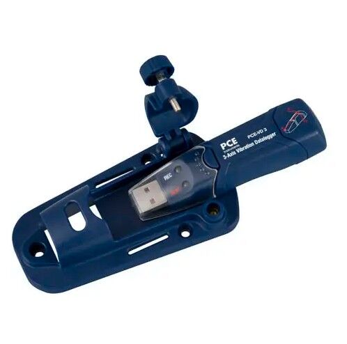 PCE Instruments PCE-VD 3 Vibrometer mit 3-Achsen-Beschleunigungsmessung, Messbereich ±16 g, Frequenzbereich 0 bis 60 Hz