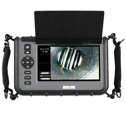 PCE Instruments PCE-VE 1030N Boroscopio per aziende, industrie, artigianato o officina, diametro sonda 28mm, lunghezza sonda 30m, profondità di campo 10mm