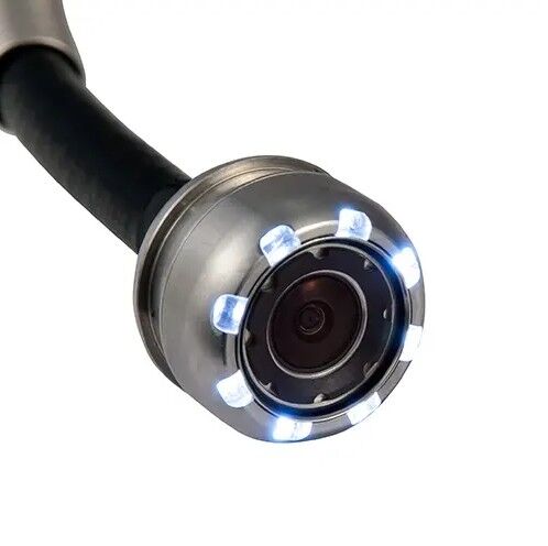 PCE Instruments PCE-VE 1030N Boroscopio per aziende, industrie, artigianato o officina, diametro sonda 28mm, lunghezza sonda 30m, profondità di campo 10mm