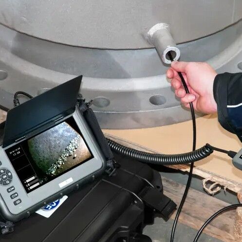 PCE Instruments PCE-VE 1034N-F Endoscopio multiuso con testina LED articolata bidirezionale, rotazione 360° e registrazione su scheda SD