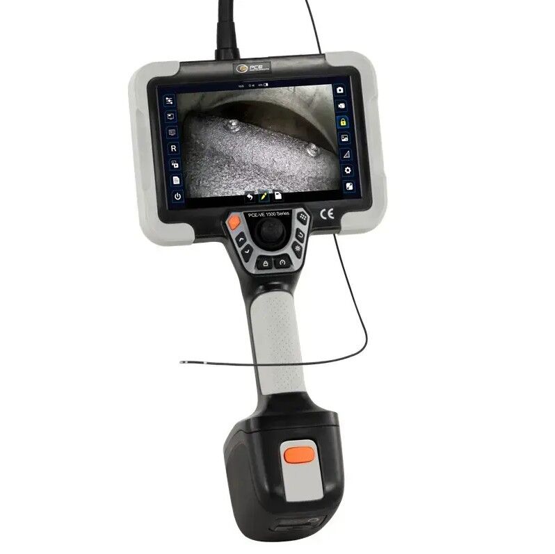 PCE Instruments PCE-VE 1500-22190 Borescope with 4-way head, viewing angle 120°, camera diameter 2.2mm, probe length 1m