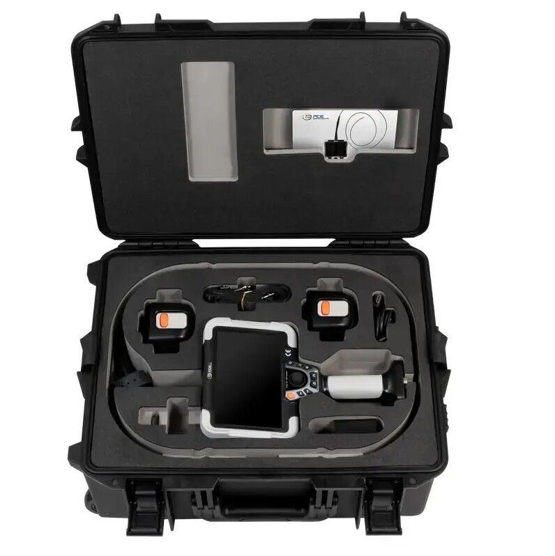 PCE Instruments PCE-VE 1500-22190 Borescope with 4-way head, viewing angle 120°, camera diameter 2.2mm, probe length 1m
