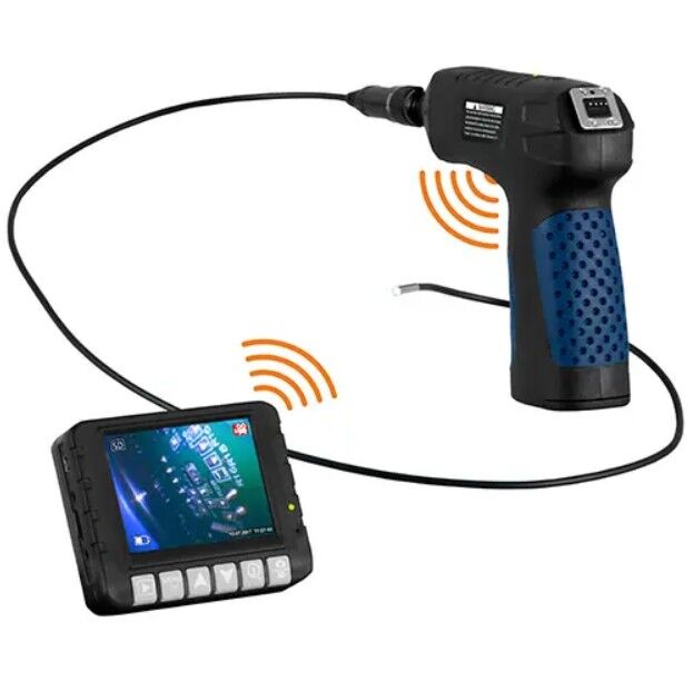 PCE Instruments PCE-VE 180 Endoscopio wireless con sonda 3.9 mm, display estraibile, memoria espandibile, illuminazione LED e protezione IP67 per ambienti difficili