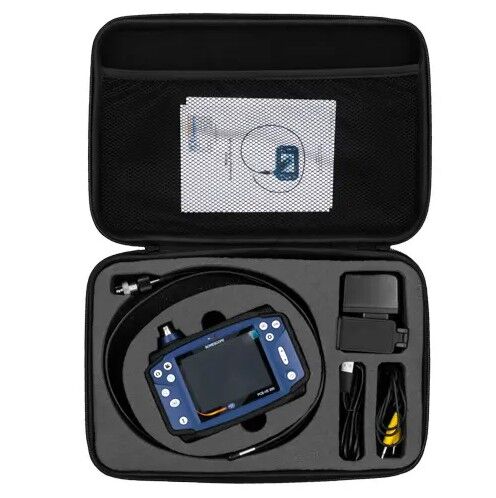 PCE Instruments PCE-VE 200 Boroscopio per diagnosi non distruttiva, sonda 4,5 mm, display LCD 3,5", illuminazione LED regolabile, batteria 2600 mAh, micro SD per immagini e video