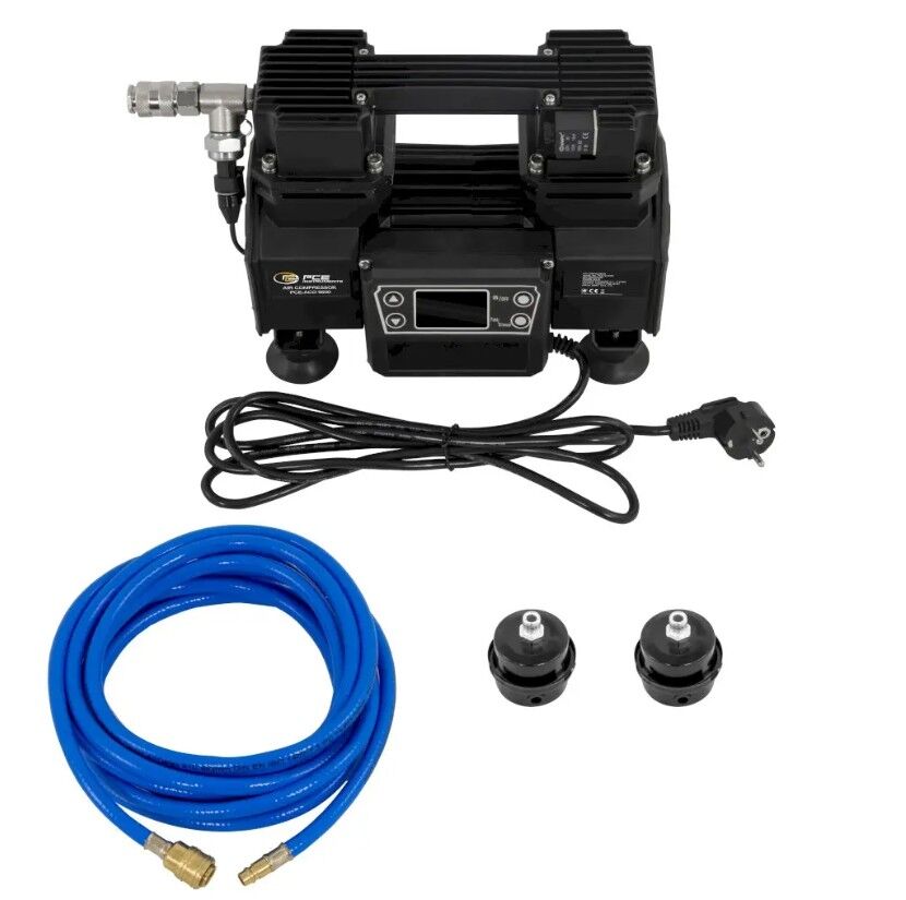 PCE Instruments PCE-VE 260HT-KIT Boroscopio per alte temperature con compressore incluso, sonda endoscopia da 2 m, per ispezione ottica in ambienti difficili con temperatura fino a 300°C