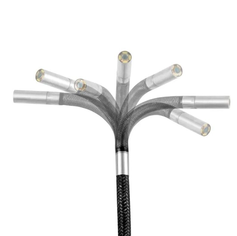 PCE Instruments PCE-VE 400N4 Boroscopio con diametro della sonda di 4mm per l'ispezione di componenti in macchinari o cavità, lunghezza testina 18mm
