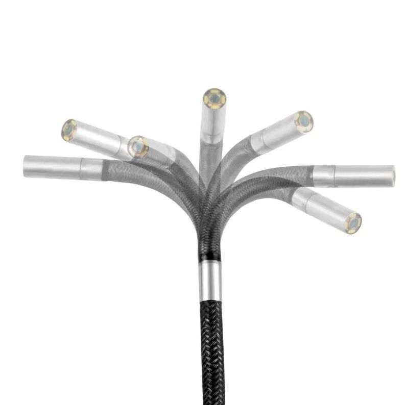 PCE Instruments PCE-VE 800N4 Dispositivo per la manutenzione secondo condizione con sonda 1.5m, testina articolata a 4 direzioni, diametro 2.8mm