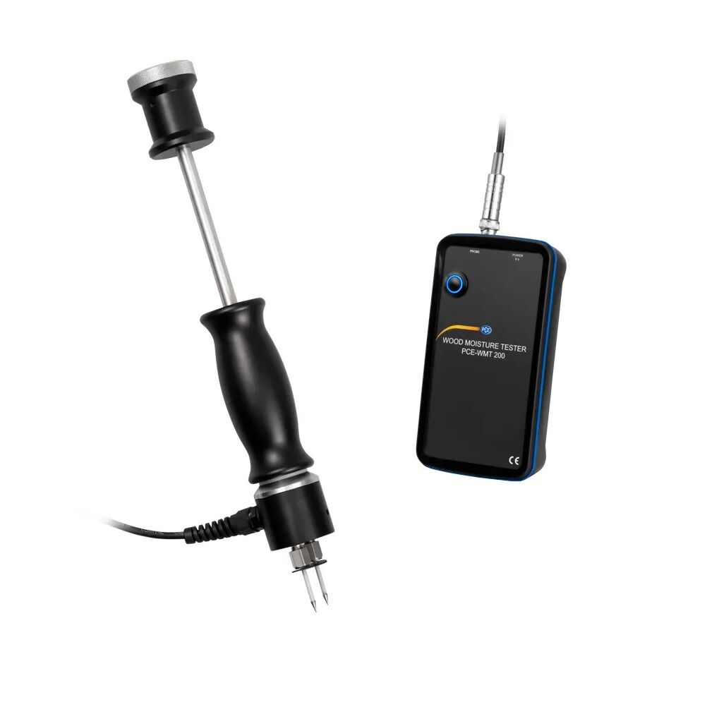 PCE Intruments PCE-WMT 200 Bluetooth Feuchtemessgerät mit Rammelektrode -  für 44 verschiedene Holzarten