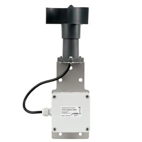 PCE Instruments PCE-WSAC 50W 230 Sensore di vento per il controllo a grandi distanze per gru, tende, lavori edili, trasmissione radio, campo di misura da 4 a 180 km/h