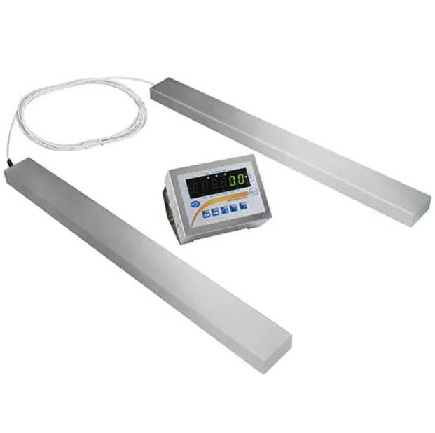 PCE Instruments PCE-SD 6000B-SST Heavy-duty scale made of stainless steel, weighing up to 6,000 kg, featuring advanced functionalities, weight summation, percentage weighing, adjustable filter, and optional interfaces