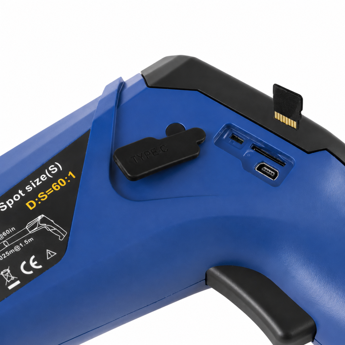 PCE Instruments PCE-895 Termometro a infrarossi professionale fino a 1600 °C, con termocoppia tipo K, USB e datalogger