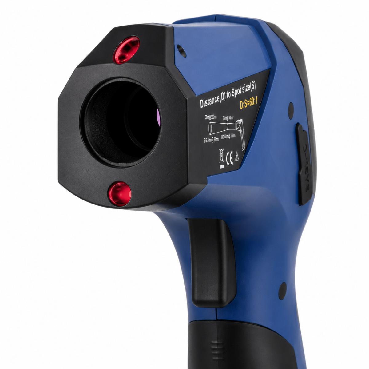 PCE Instruments PCE-895 Termometro a infrarossi professionale fino a 1600 °C, con termocoppia tipo K, USB e datalogger