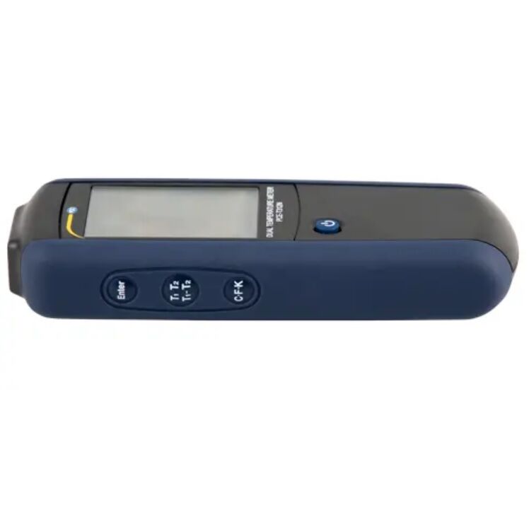 PCE Instruments Termometro digitale a contatto PCE-T312N con doppio canale T1/T2 per termocoppie K e J, funzione differenziale e display retroilluminato