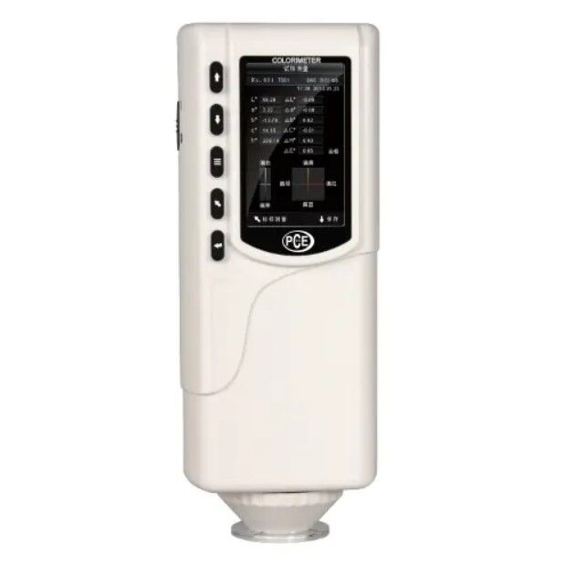 PCE Instruments PCE-CSM 5 High-Precision spectrometer for quality control with software, lithium battery, white calibration, multiple color spaces, and interchangeable measurement areas (4 mm & 8 mm)