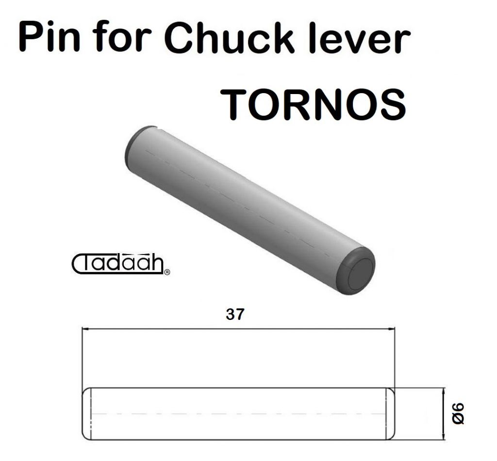 Pin suitable for Chuck lever TORNOS
