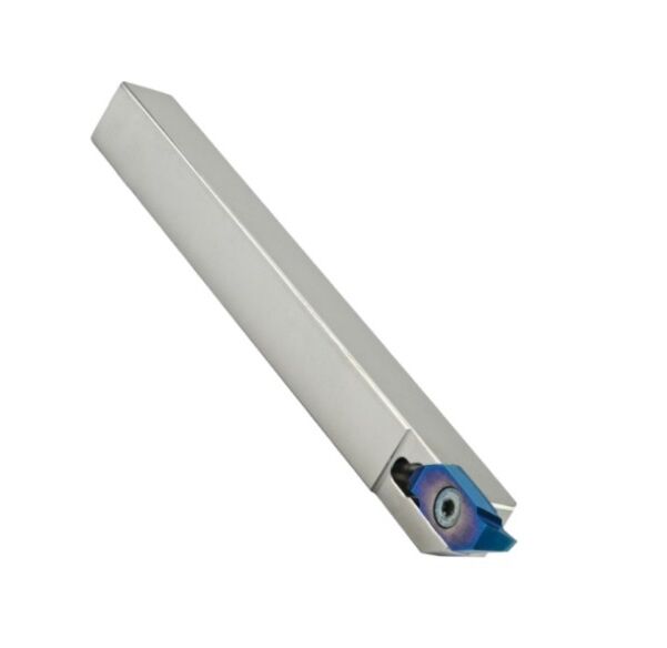 PGEL Carmex porta inserto sinistro per torni CNC a fantina mobile, progettato per tutti gli inserti G, GD, GR, GP, GB, GF, GT