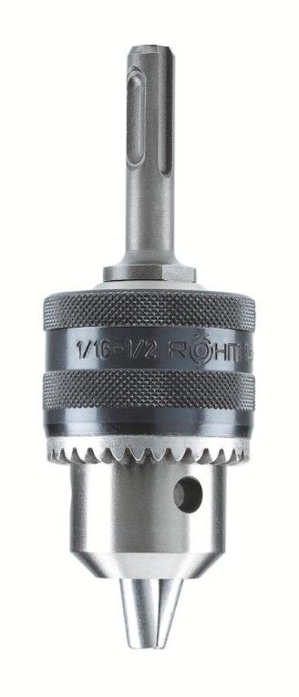 ROHM 1288568 Rack-and-pinion chuck for bits with diameters from 1.5 to 13mm, PRIMA model with SDS Plus, 1/2"-20 / SDS Plus connection, for manual drills with standard drilling and percussion