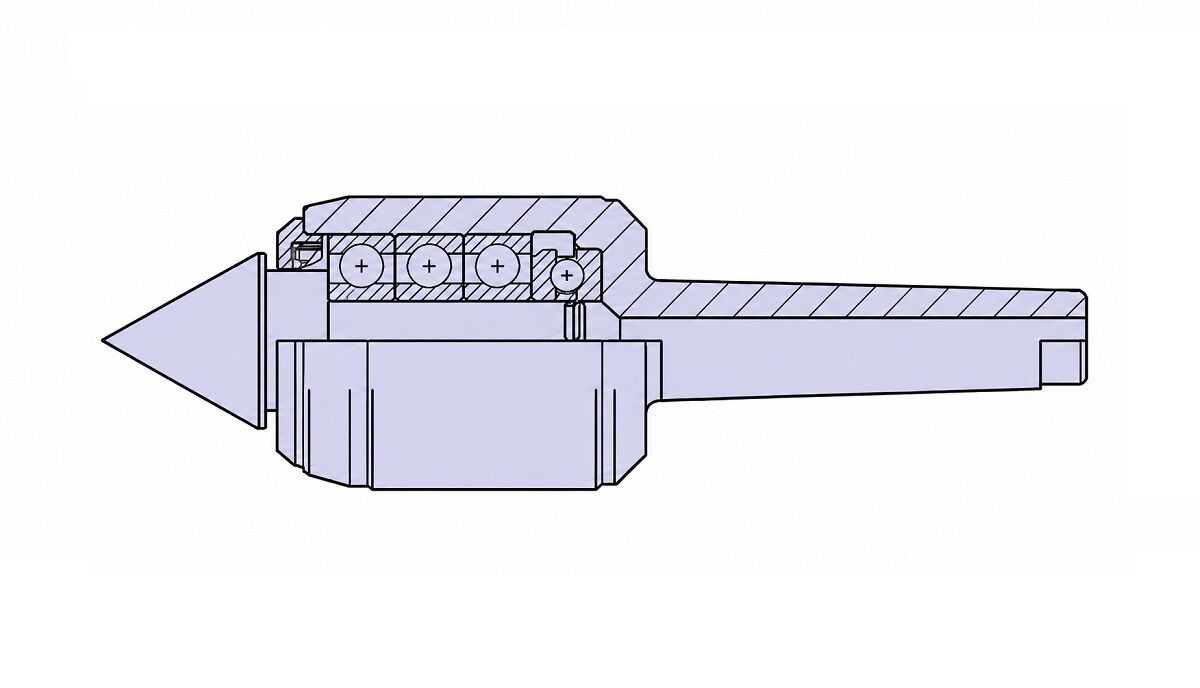 PTM-CN-S Nuova PTM Contropunte rotanti Standard tipo CN/S, carico MEDIO, cono morse CM a scelta