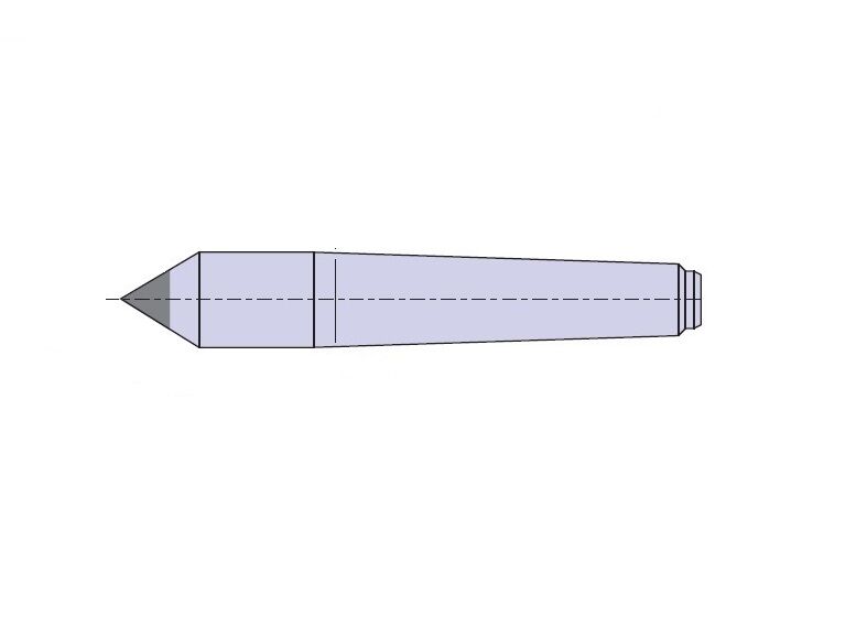 Nuova PTM Steady center for grinding machines plus hartmetall oversize insert, MT 1-2-3-4-5-6