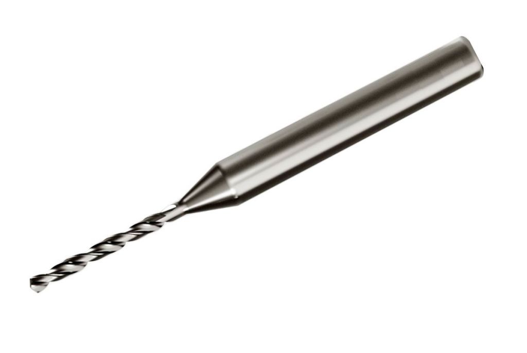 Micropunta da Ø0.1 a Ø0.39 standard in metallo duro lunghezza media per la foratura dei metalli