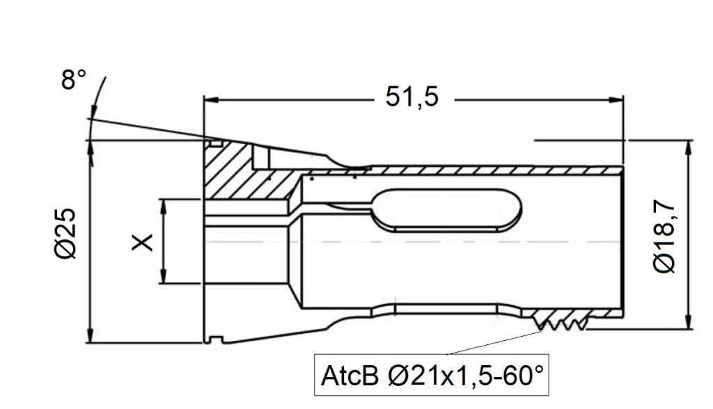 Pinza mandrino da ripresa GM16AC GILDEMEISTER