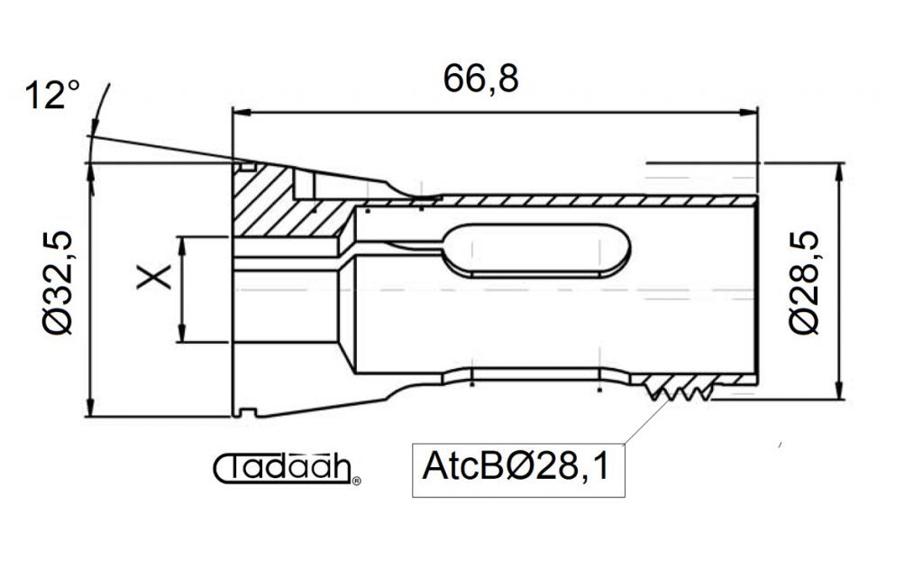 Pinza mandrino da ripresa 