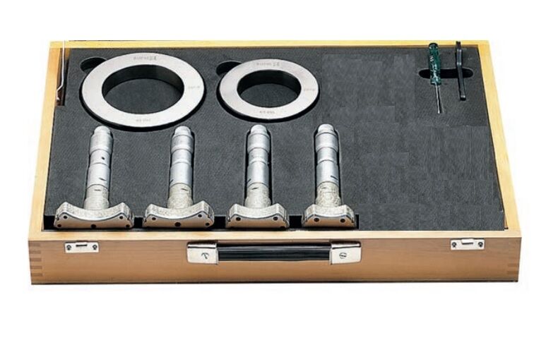 2503396 RUPAC Set di micrometri per interni millesimali a 3 punte Serie MicroMet PLUS, campo di misura 100-200mm