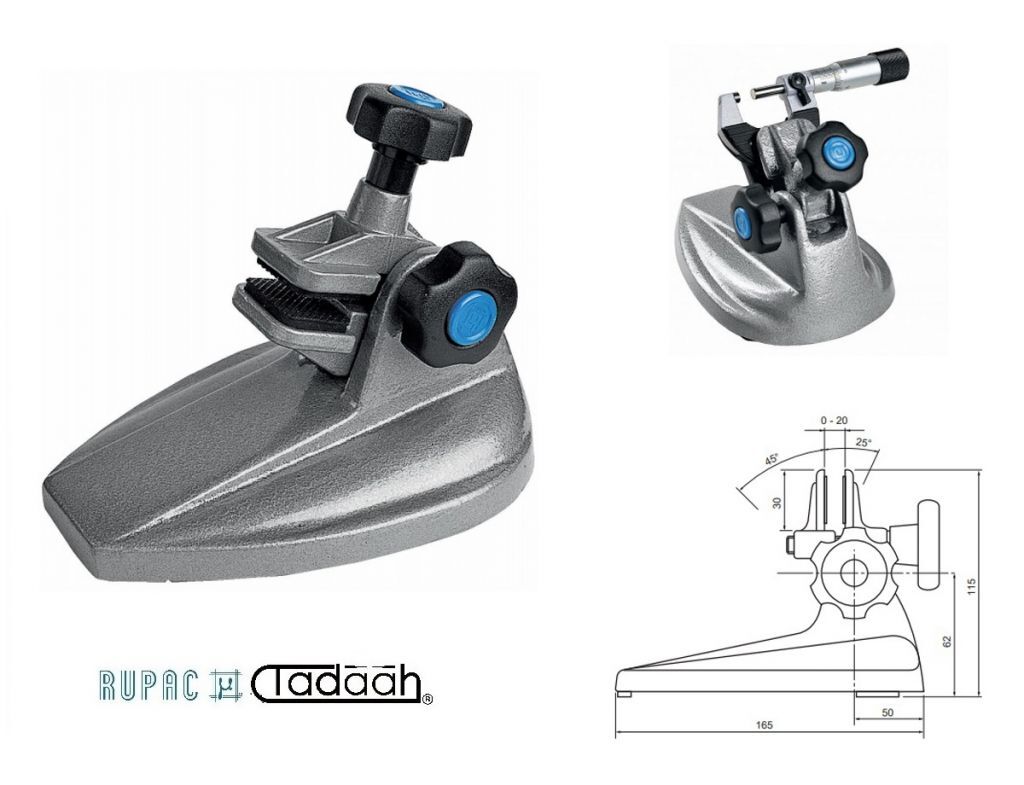 2001915 Halter für Bügelmessschrauben bis zu einem Messbereich von 100 mm