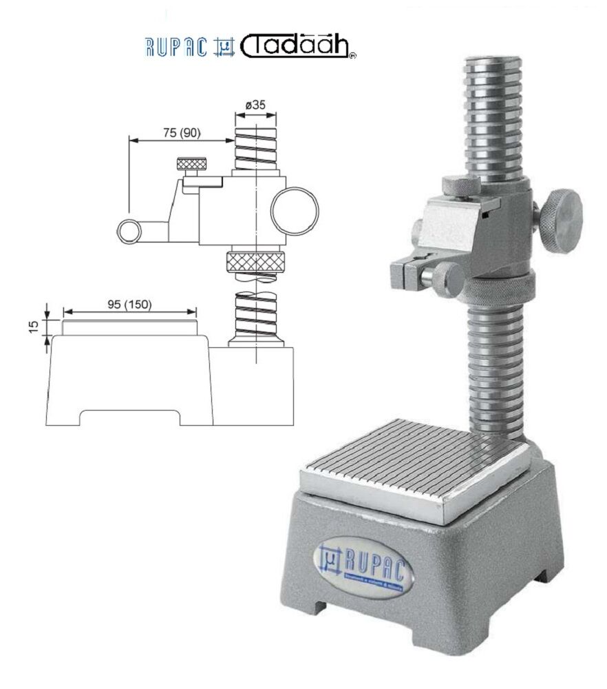 2001972 Stativ für Messuhr Serie MicroMet PLUS Mikrometer-Einstellung