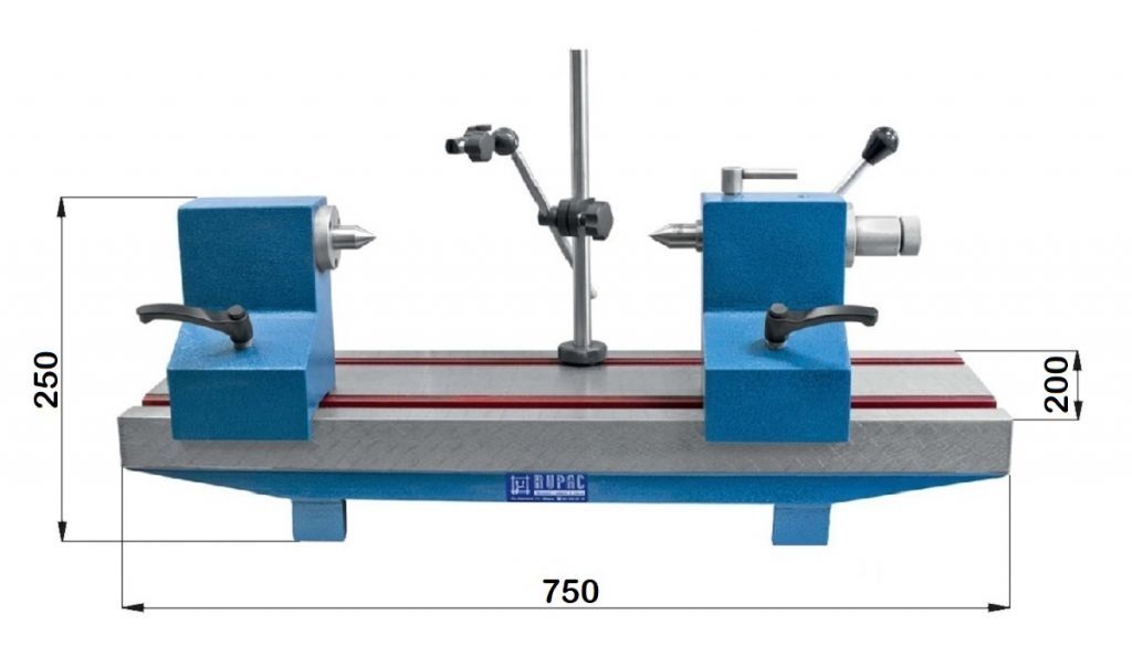 2003012 Apparecchio per il controllo eccentricità Serie MicroMet PLUS - 250x200x750 - Banco a contropunte