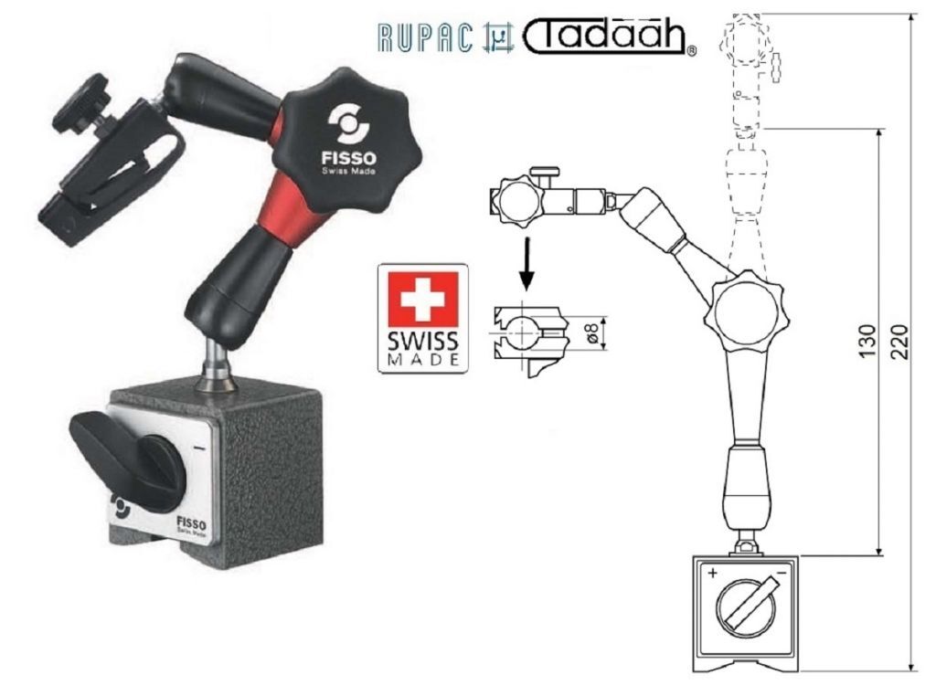2005000 Fixed magnetic holder "Strato-Line" MicroMet PLUS Series