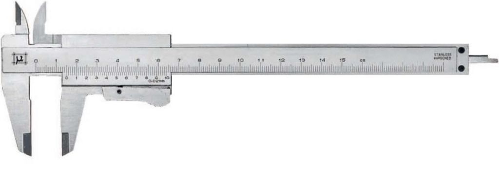 2311509 Gauge without parallax error MicroMet series, with quick clamping - Measuring range 0-150 - Resolution 0.02