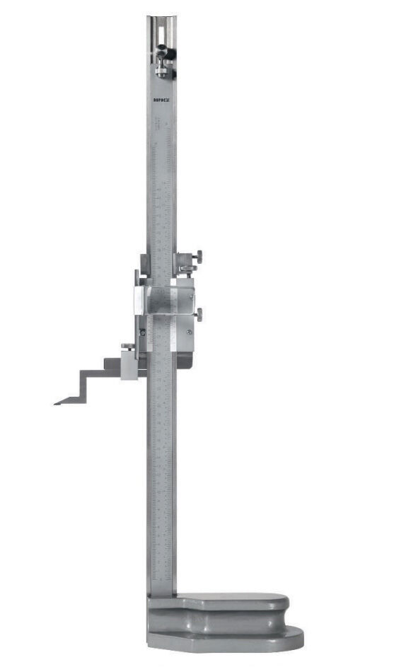 2343003 Rupac truschino per il controllo di altezze e tracciature Serie MicroMet con lente - Campo di misura 0-300 -  Precisione ± 0,04