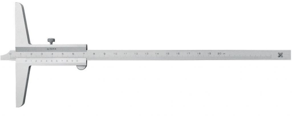 2335002 MicroMet Series Analogue Depth Gauge - Measuring range 0-500 - Accuracy ± 0.05 - Support surface 150mm
