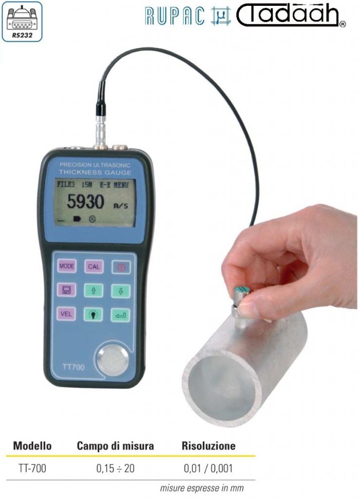 Ultraschall-Dickenmessgeräte TT-700 Serie Digitronic Plus