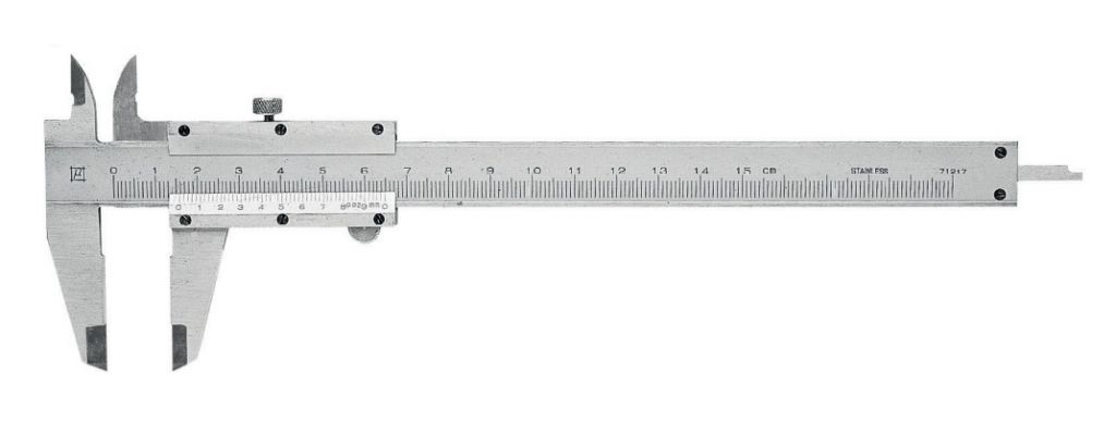 2311504 Vernier caliper BluLine series with screw locking - Depth rod 3.8 x 1.4 - Measuring range 0-150 - Accuracy 0.05