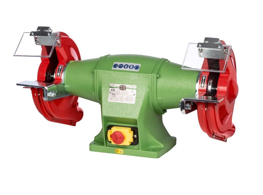 S-5 Smerigliatrice industriale in ghisa NEBES Serie S - Motore trifase ad induzione 1800W per mole 300x35x30 mm
