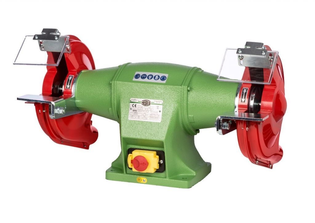 S-3 Smerigliatrice industriale in ghisa NEBES serie S - Motore trifase ad induzione 1100W per mole 250x30x25 mm